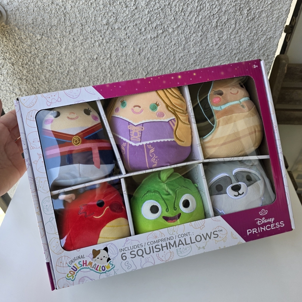 Original Squishmallows Disney Princess Collection